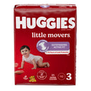 25 CT Little Movers Diapers - Size 3