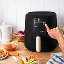 3 Qt Digital Air Fryer - Black Sesame