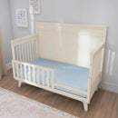2 in 1 Little Lullaby Crib and Toddler Mattress - Blue Floral