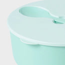128.5oz Lidded Serve Bowl with Utensil - Mint