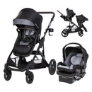 Morph Single to Double Modular Travel System - Black