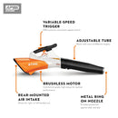 Stihl BGA 200 Handheld Battery Blower (Battery & Charger Sold Separately)