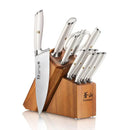 L1 Series 12-piece German Steel Forged Knife Set - White