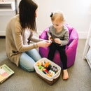 Child-Sized Bean Bag Chair - Pink Passion