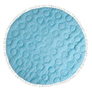 Cotton Quilted Activity Playmat - Caspian Whales