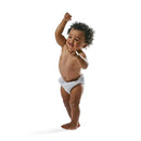 Boys' Reusable Swim Diaper, Aqua Simple Dino, 6 Months