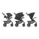 Bravo Sport Trio Travel System - Iron | Black Bravo Sport Iron