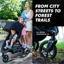 All-Terrain Full Size Stroller - Frosted Ivory