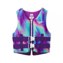 Youth Girls Watercolor Kids' Life Jacket Vest - Purple: Youth 50-90 lbs