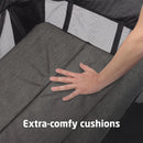 Swift Baby Playpen with Mat - Classic Graphite