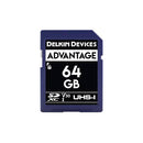 Delkin 64GB ADVANTAGE UHS-I (V30) SDXC Memory Card