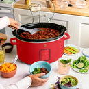 6 qt Programmable Slow Cooker - Tomato Red