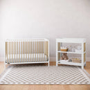 5-in-1 Convertible Crib - White/Driftwood