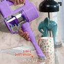 2-in-1 Brushed Motor Cordless Stick and Handheld Vacuum Purple