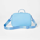 Faux Neoprene Lunch Tote - Powder Blue