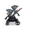Child Ventura Single to Double Sit-And-Stand Tandem Stroller with 2nd Toddler Seat - Shadow