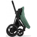 e-Priam2 Electric Stroller - Leaf Green / Matte Black