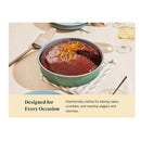 2-Piece Ceramic Circle Pan Duo Set - Cream