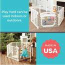 Superyard Ultimate 6-Panel Baby Play Yard - Ivory