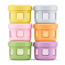 6pk Plastic Condiment Food Storage Containers