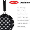 Softworks Carbon Steel 12" BBQ Pan with Holes