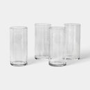 4pk 18oz Tall Hammered Glass - Threshold™