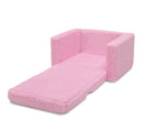 Kids' Cozee Flip-Out Faux Shearling 2-in-1 Convertible Chair