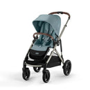 Modular Stroller - Taupe Frame with Sky Blue Seat