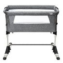 Travel Portable Baby Bed Side Sleeper Bassinet Crib With Carrying Bag-Gray