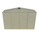DuraMax 10.5ft x 2.75ft SidePro Vinyl Shed with Foundation Kit