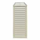 DuraMax 10.5ft x 2.75ft SidePro Vinyl Shed with Foundation Kit