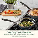 Stainless Steel Fry Pan Set - 8" and 10"
