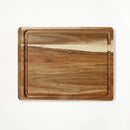 10"x13" Reversible Acacia Wood Cutting Board Natural - ™