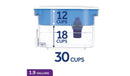 30-Cup Water Filtration Dispenser - Blue