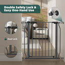 Pressure-Mounted Adjustable Safety Gate - Moonlight Gray