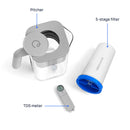 7 Cup Water Filter Pitcher - BPA-Free Plastic