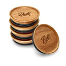 Wooden Storage Lids - Regular Mouth