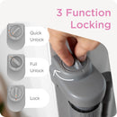 Retractable Baby Gate - Gray