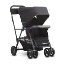 Caboose Too Ultralight Sit Stand Double Tandem Stroller - Black