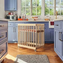 Pogo 8-in-1 Convertible Crib w/All-Stages Conversion Kits in Blonde
