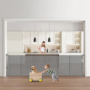 Retractable Baby Gate - Gray