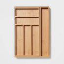 Bamboo 7 Compartment Drawer Organizer