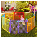 Superyard Colorplay 8 Panel Freestanding Gate
