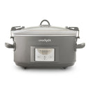 Programmable 7-Quart Cook & Carry Slow Cooker - Grey