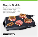 Tilt 'n Drain Electric Big Griddle - Nonstick Ceramic Surface