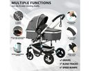 Convertible Baby Stroller - Dark Grey