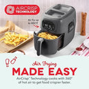 7QT Flip & Fry 2-in-1 Air Fryer + Grill - Graphite