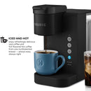 Iced and Hot Single-Serve K-Cup Pod Coffee Maker - Black