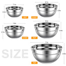 Electric Hand Mixer with 5 PCS Mixing Bowls Set