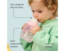Weighted Starter Straw Sippy Cup - Pink & Purple